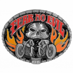 Пряжка на ремень "Fear no evil"